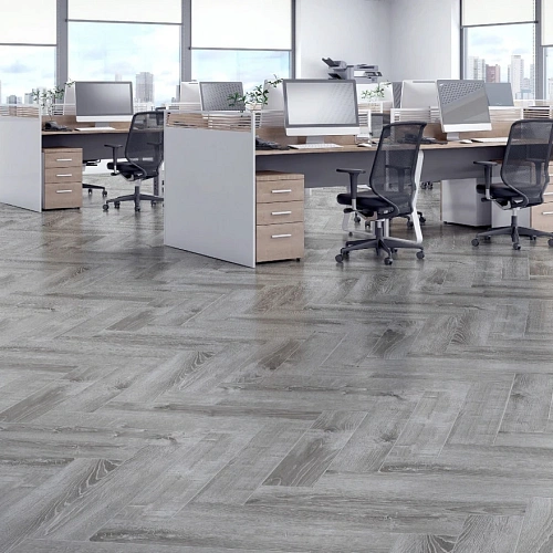 ДУБ СТРАСБУРГ КВАРЦ ВИНИЛ CRONAFLOOR HERRINGBONE