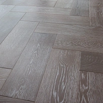 ДУБ НАТУР СОСТАРЕННЫЙ ВЫБЕЛЕННЫЙ ИНЖЕНЕРНАЯ ДОСКА  LAB ARTE  АНГЛИЙСКАЯ ЁЛКА ANGLE для пола