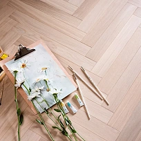 ПАРКЕТНАЯ ДОСКА COSWICK Акварельный белый