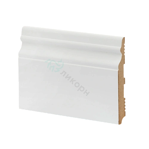 К-24 БЕЛЫЙ ПЛИНТУС  МДФ ЛИКОРН