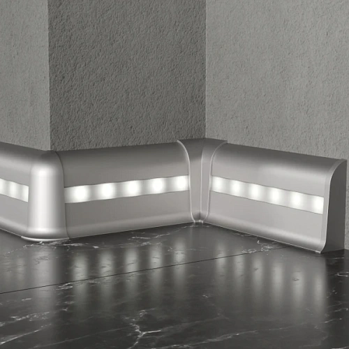 ПЛИНТУС СВЕТОДИОДНЫЙ 65 мм ПЛИНТУС  FEZARD