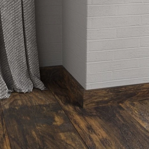 ПЕКАН ПОРТО ПЛИНТУС  ЛАМИНИРОВАННЫЙ МДФ  FINE FLOOR RICH