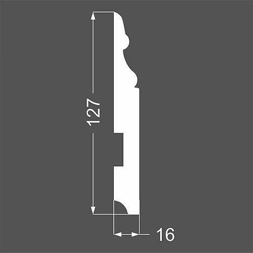 Р 24.127.16 ПЛИНТУС  МДФ ЛИКОРН