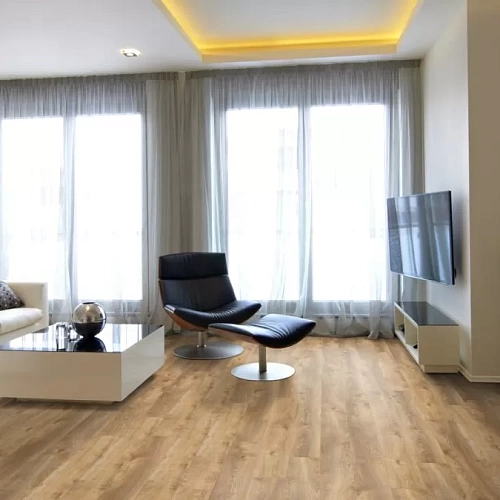 ДУБ НАТУРАЛЬНЫЙ МАКРО ЛАМИНАТ  KRONOTEX  MAMMUT ламинат для пола