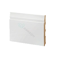 К-23 БЕЛЫЙ ПЛИНТУС  МДФ ЛИКОРН