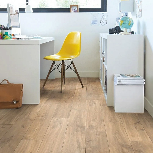 ДУБ НАТУР ПОЛУНОЧНЫЙ ЛАМИНАТ  QUICK-STEP  CREO PLUS 4V ламинат для пола