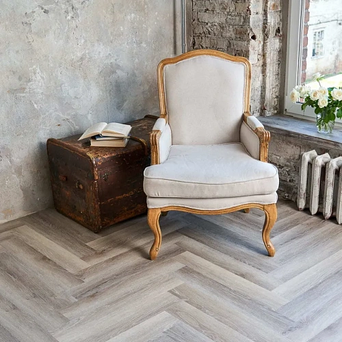 ЭРМИТАЖ ПАРКЕТ КВАРЦ ВИНИЛ VINILAM PARQUET HERRINGBONE