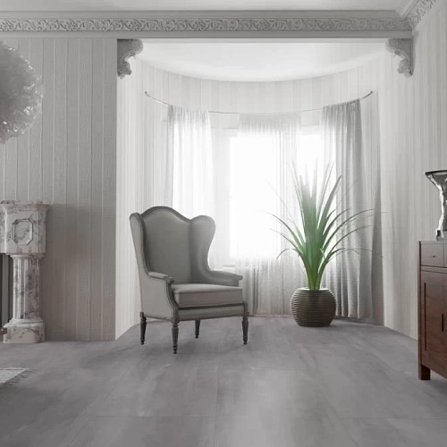 СЕРАЯ ПАСТЕЛЬ ЛАМИНАТ  FALQUON  MAX ламинат для пола