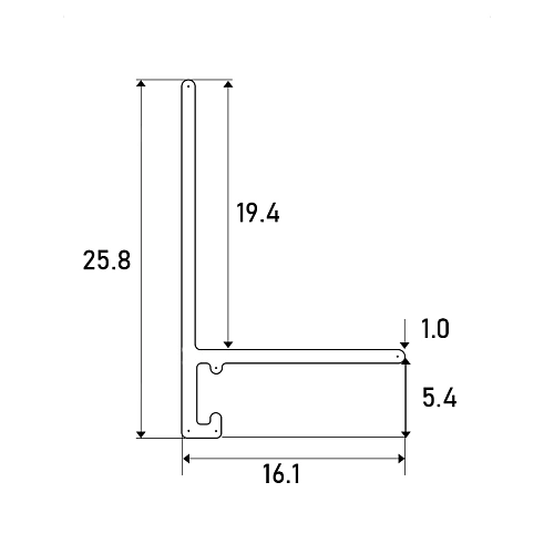 МИКРО ПЛИНТУС ЛАЙН ЛИКОРН БЕЛЫЙ ПЛИНТУС  ЛИКОРН ЛАЙН