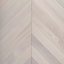 ДУБ СЕЛЕКТ ЧЕГЕТ БЕЛЫЙ ИНЖЕНЕРНАЯ ДОСКА  LAB ARTE  ФРАНЦУЗСКАЯ ЁЛКА CHEVRON для пола