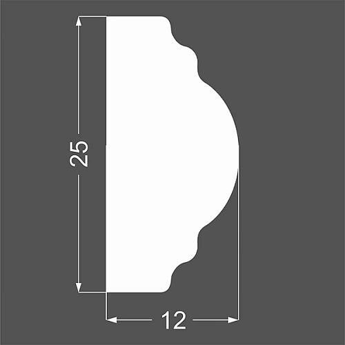 М 1.25.12 ПЛИНТУС  МДФ ЛИКОРН
