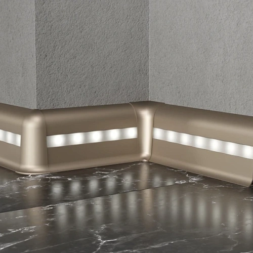 ПЛИНТУС СВЕТОДИОДНЫЙ 65 мм ПЛИНТУС  FEZARD