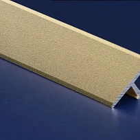 СТЫК Т-ОБРАЗНЫЙ ЗОЛОТО МАТОВЫЙ ПОРОГИ  РУССКИЙ ПРОФИЛЬ фото напольных порожков
