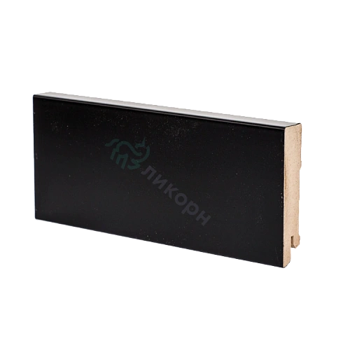 К-06 ЧЁРНЫЙ ПЛИНТУС  МДФ ЛИКОРН