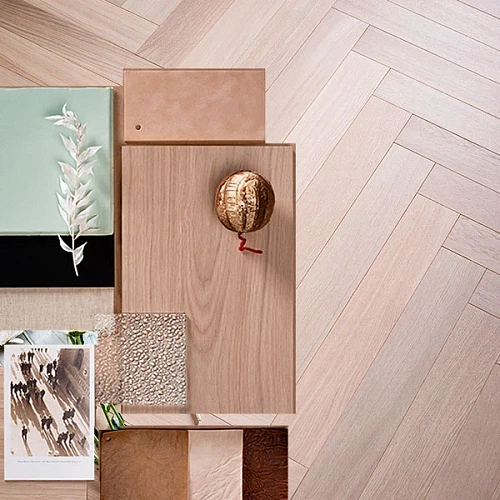 Акварельный белый ПАРКЕТНАЯ ДОСКА COSWICK