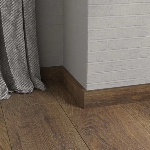 ДУБ КАТАНИЯ ПЛИНТУС  ЛАМИНИРОВАННЫЙ МДФ  FINE FLOOR RICH