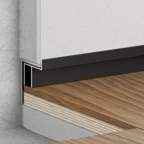 ТЕНЕВОЙ ПЛИНТУС БЕЗ ПОДСВЕТКИ ЧЁРНЫЙ ПЛИНТУС  ЛИКОРН ЛАЙН