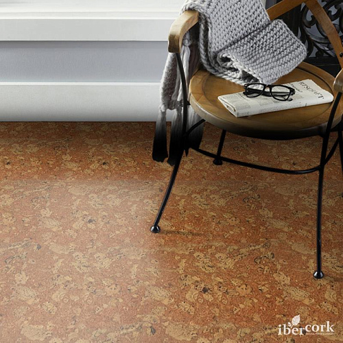 ЛЕОН РОХО 4 VG ПРОБКОВОЕ ПОКРЫТИЕ IBERCORK ПРОБКОВЫЙ ПОЛ КЛЕЕВОЙ