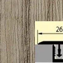 СТЫК Т-ОБРАЗНЫЙ ДУБ САФАРИ ПОРОГИ  РУССКИЙ ПРОФИЛЬ фото напольных порожков