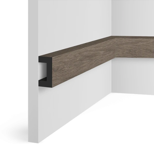 МОЛДИНГ LB40 BR490 ПЛИНТУС  HIWOOD