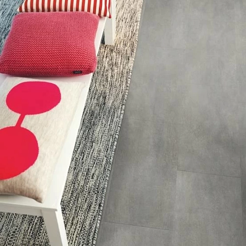 БЕТОН СЕРЫЙ ТЁМНЫЙ КВАРЦ ВИНИЛ PERGO LVT OPTIMUM CLICK TILE
