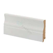 К-14 БЕЛЫЙ ПЛИНТУС  МДФ ЛИКОРН