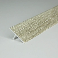 СТЫК Т-ОБРАЗНЫЙ ДУБ ГРЕЙ ПОРОГИ  РУССКИЙ ПРОФИЛЬ фото напольных порожков