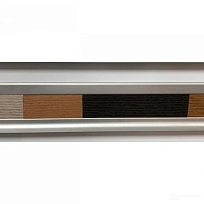 ПЛИНТУС 60 мм СТАВКА ПВХ ЦВЕТ ДЕРЕВО ПЛИНТУС  FEZARD