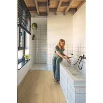 ДУБ БЕЖЕВЫЙ  КВАРЦ ВИНИЛ  QUICK STEP LVT  ALPHA VINYL BLOOM