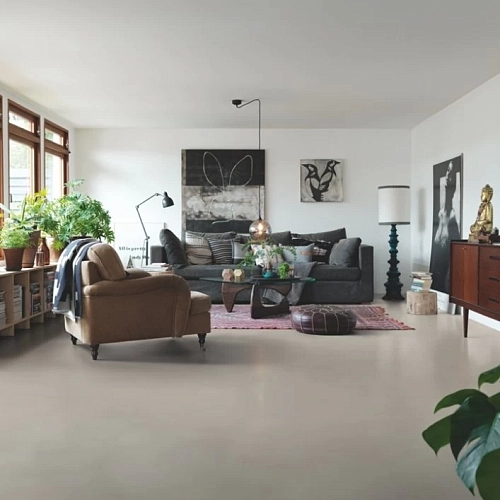 БЕТОН ТЕПЛЫЙ БЕЖЕВЫЙ КВАРЦ ВИНИЛ PERGO LVT OPTIMUM CLICK TILE