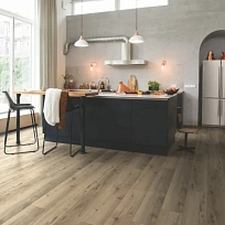 ДУБ НАТУРАЛЬНЫЙ ТЁМНЫЙ  КВАРЦ ВИНИЛ  QUICK STEP LVT  ATMOSPHERE
