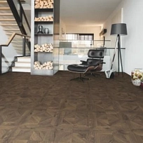 ДУБ КОФЕЙНЫЙ БРАШИРОВАННЫЙ ЛАМИНАТ  QUICK-STEP  IMPRESSIVE PATTERNS ламинат для пола
