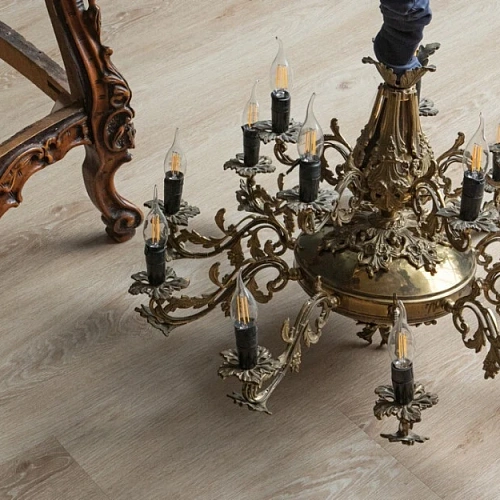 ДУБ САРАГОСА КВАРЦ ВИНИЛ VINILAM GLUE LUXURY