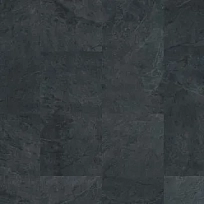 СЛАНЕЦ ЧЁРНЫЙ  КВАРЦ ВИНИЛ  QUICK STEP LVT  ORO BASE