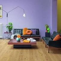 ДУБ КОТТЕДЖ НАТУРАЛЬНЫЙ  КВАРЦ ВИНИЛ  QUICK STEP LVT  BLOS BASE