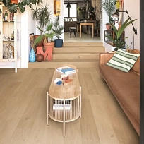 ДУБ БЕРЕГОВОЙ БЕЖЕВЫЙ  КВАРЦ ВИНИЛ  QUICK STEP LVT  ALPHA VINYL BLOS
