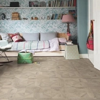 ДУБ СЕРЫЙ ТЁПЛЫЙ ЛАМИНАТ  QUICK-STEP  IMPRESSIVE PATTERNS ламинат для пола