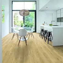 ДУБ БЕЖЕВЫЙ  КВАРЦ ВИНИЛ  QUICK STEP LVT  BLOS BASE