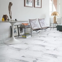 МРАМОР БЕЛЫЙ  КВАРЦ ВИНИЛ  QUICK STEP LVT  VOLCANO