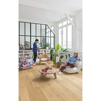 ДУБ ЭЛЕГАНТНЫЙ НАТУРАЛЬНЫЙ  КВАРЦ ВИНИЛ  QUICK STEP LVT  ALPHA VINYL BLOOM