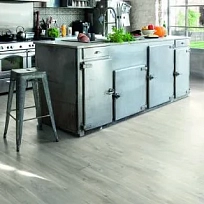 ДУБ КАНЬОН СЕРЫЙ ПИЛЁНЫЙ  КВАРЦ ВИНИЛ  QUICK STEP LVT  BLOS BASE