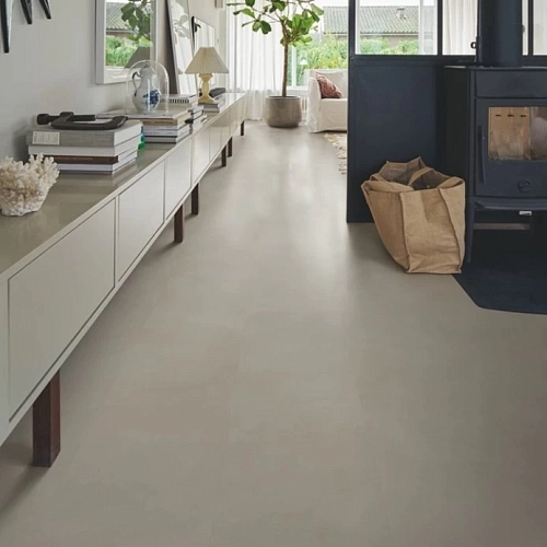 БЕТОН ТЕПЛЫЙ БЕЖЕВЫЙ КВАРЦ ВИНИЛ PERGO LVT OPTIMUM CLICK TILE